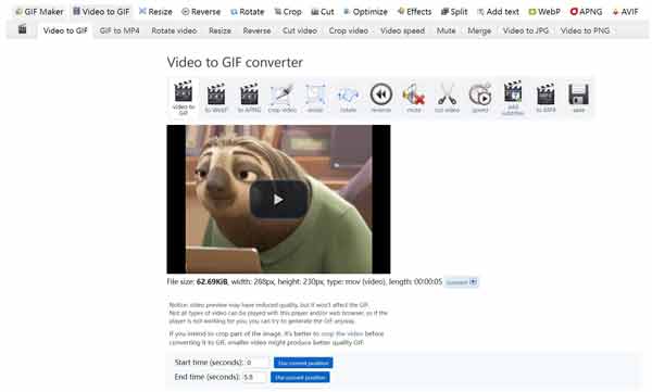How to Convert MOV Video to Animated GIF for Free