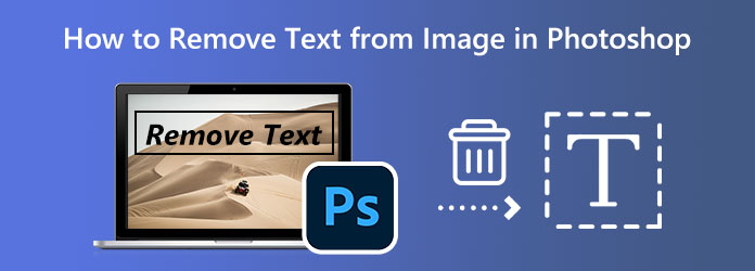 Rimuovi il testo dall'immagine in Photoshop