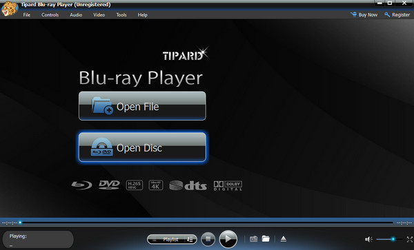 Software per lettore Blu-ray Tipard