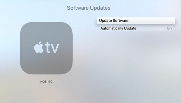Apple TVアプリをアップデートする
