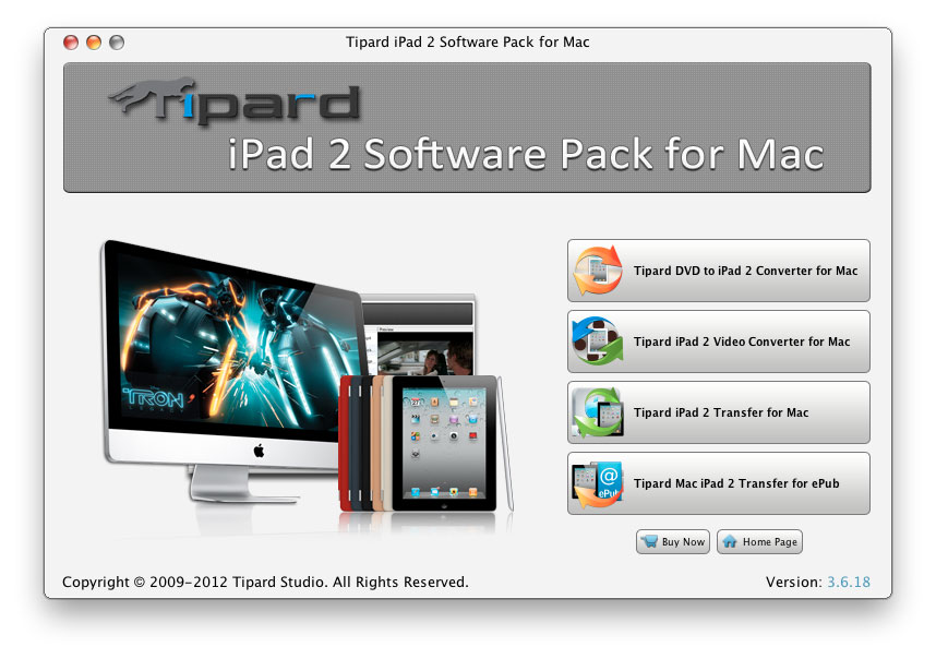 Tipard iPad 2 Software Pack for Mac software