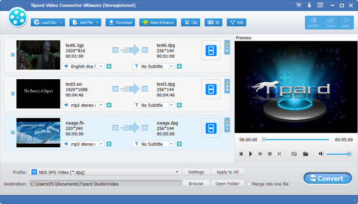 Cargar video