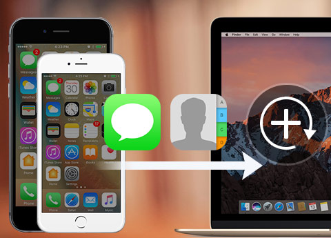 Backup iphone sms e contatti su mac