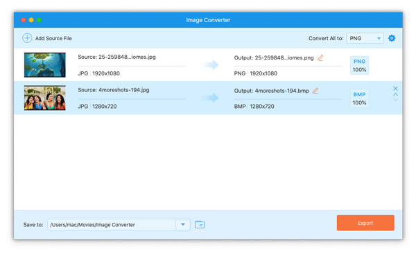 Converter formatos de imagem