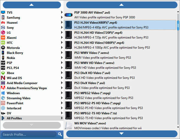 Scegli il file di output MP4