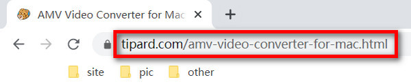 AMV Video Converter voor Mac-URL