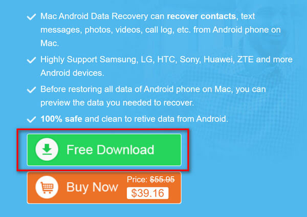 Android Data Recovery pro Mac pro Mac Stažení zdarma