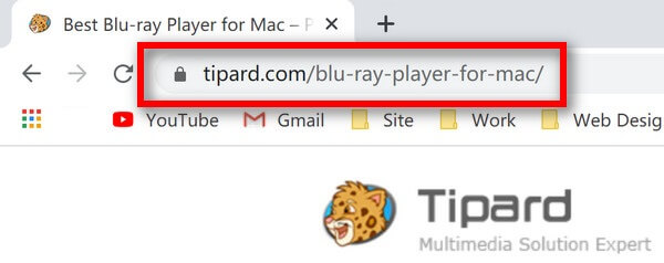 Adres URL odtwarzacza Blu-ray dla komputerów Mac