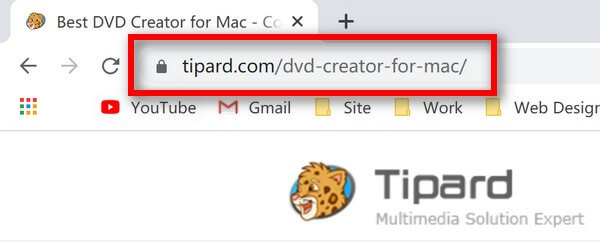 Mac URL'si için DVD Oluşturucu