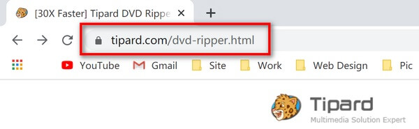 عنوان URL الخاص بـ DVD Ripper