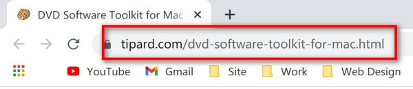 مجموعة أدوات برامج DVD لـ Mac URL