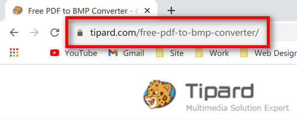 Gratis PDF naar BMP Converter-URL