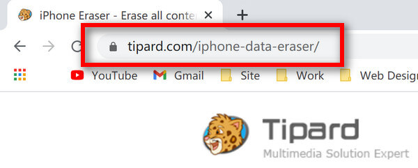 URL de la gomme iPhone