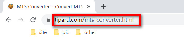 MTS-muuntimen URL-osoite