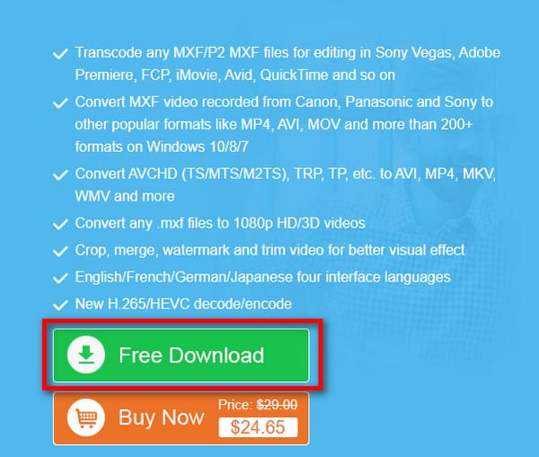 MXF Converter Free Download