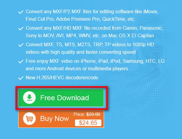 MXF Converter for Mac Free Download
