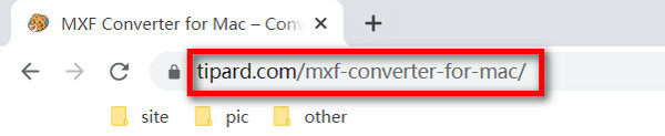 Μετατροπέας MXF για Mac URL