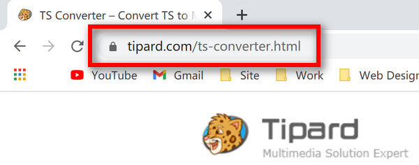 URL van TS-converter