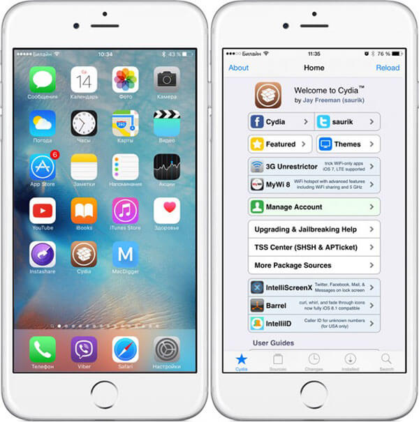 تثبيت AppCake على iPhone / iPad