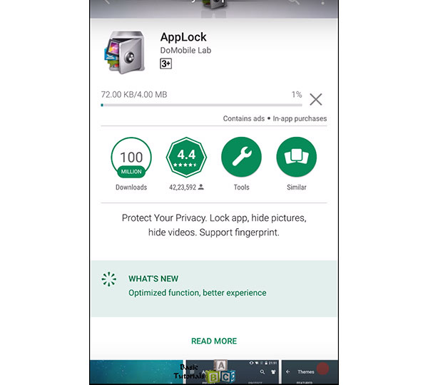 Töltse le az AppLock for Android alkalmazást