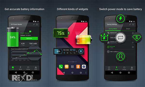 GO Batterisparer & Power Widget