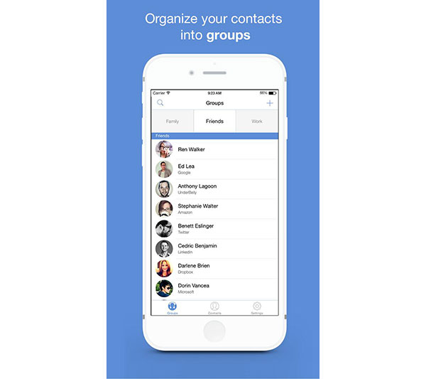 Contact Manager per iPhone