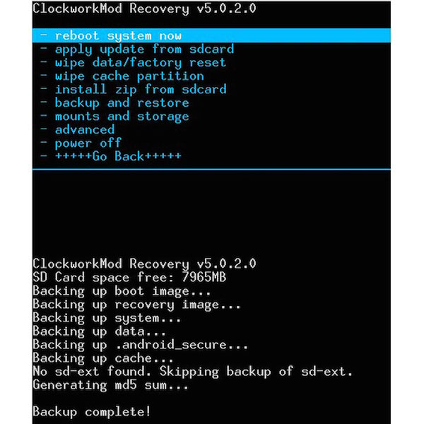 ClockWorkMod Recovery