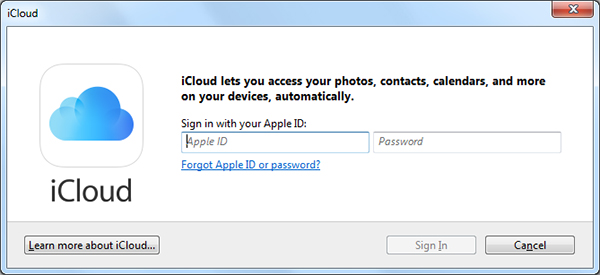 Synchronizace aplikace Outlook s iCloud