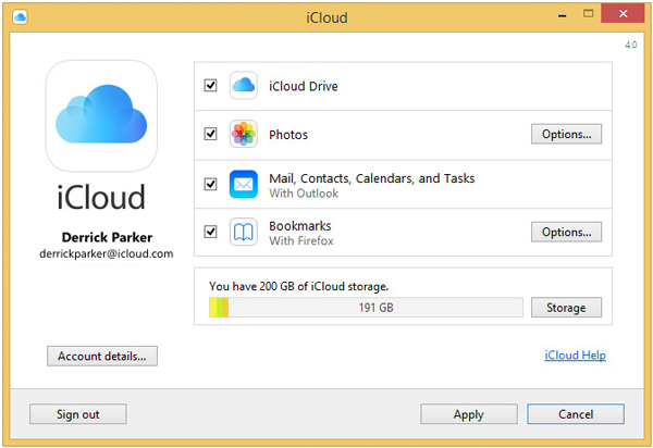 المرجعية icloud
