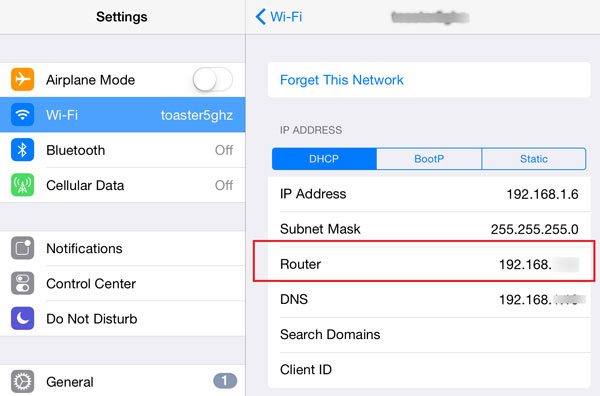 A Wi-Fi jelszó keresése a normál iPhone-on
