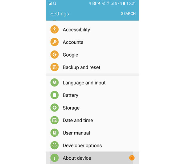 Software opdatering