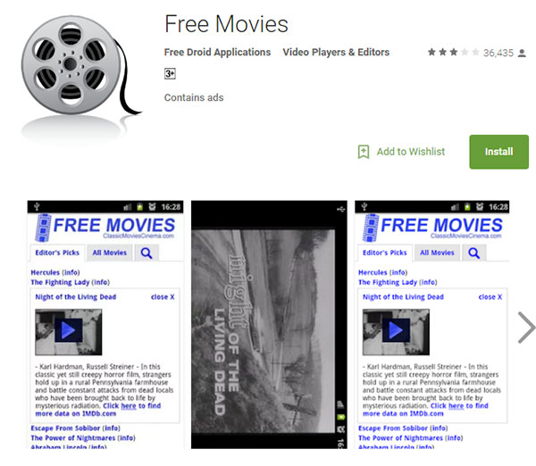 Films gratuits
