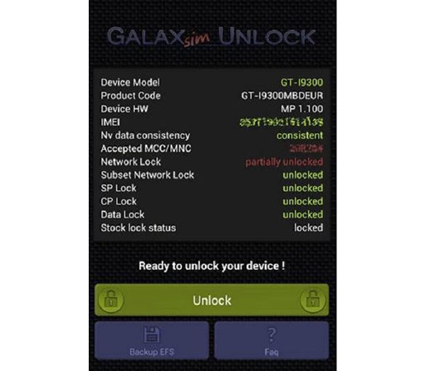 Aplikace Carrier Unlock