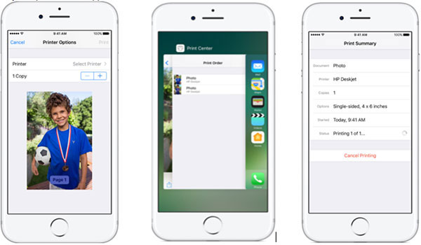 how to print iphone to canon printer