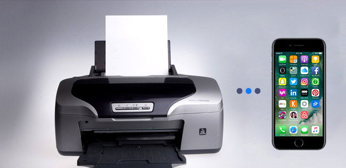 Conecte o iPhone à impressora com ou sem AirPrint