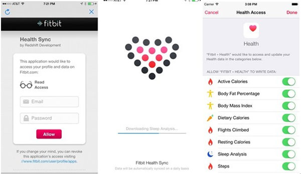 Sincronizar Fitbit para iPhone