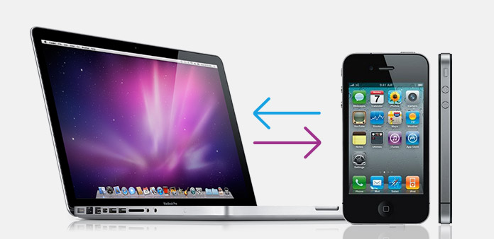Kuinka siirtää tiedostoja iPhonesta 4: iltä Maciin