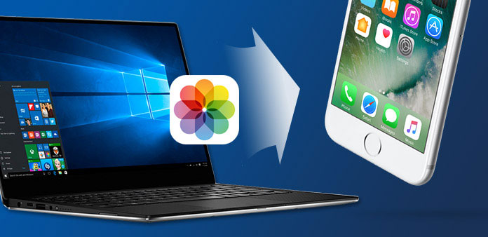 Overfør bilder fra datamaskin til iPhone
