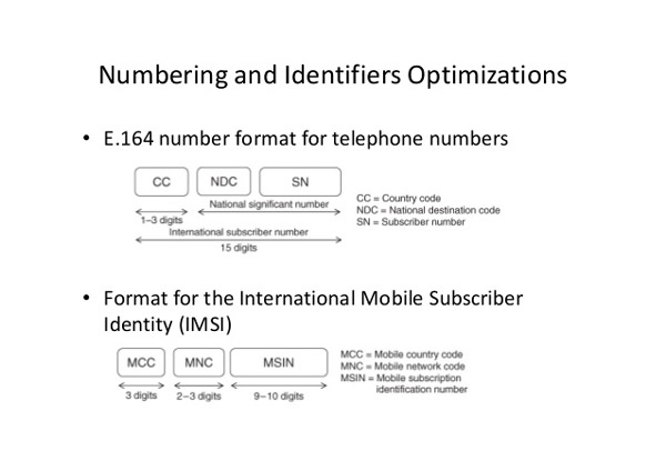 The Format of International Telephone Numbers