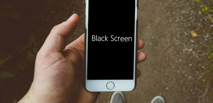 Repara la pantalla negra de iPhone