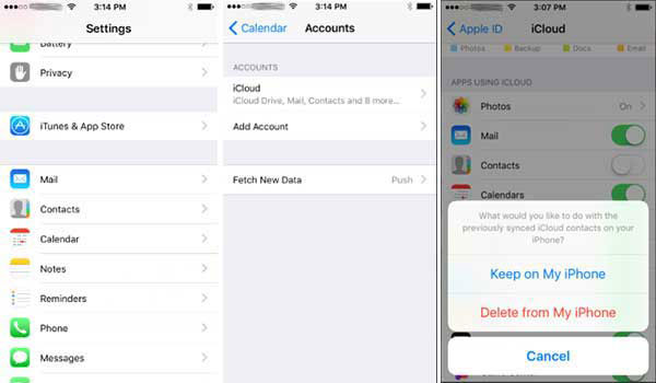 Fixer le calendrier iPhone ne pas synchroniser avec iCloud