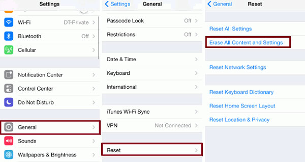 Restablecer configuración de iPhone