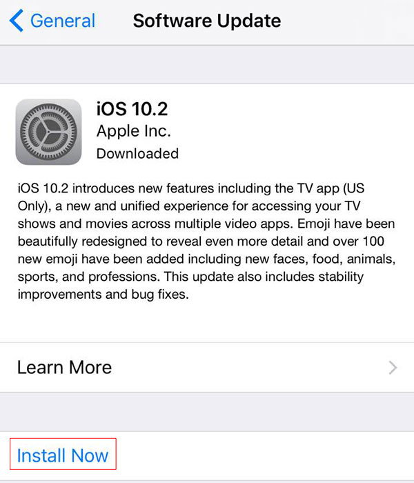 Aggiornamento software