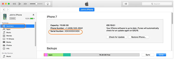 mac address lookup by serial number