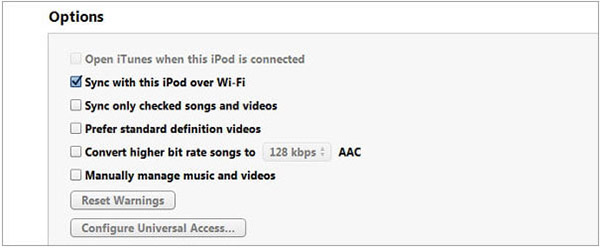 Wi-Fi del iPod