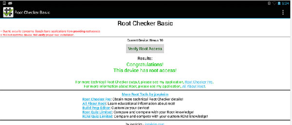 Root Verificar