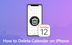 Excluir calendários no seu iPhone