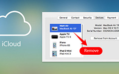 Rimuovi dispositivo da iCloud