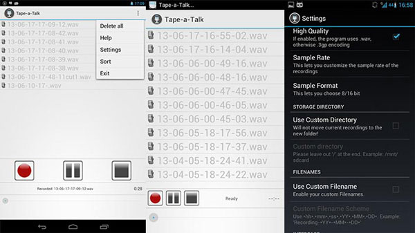 Registratore di suoni tape-a-talk