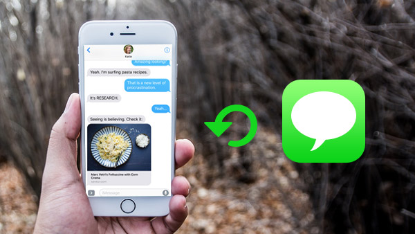 Obnovit odstraněný iMessage z iPhone / iPad / iPod